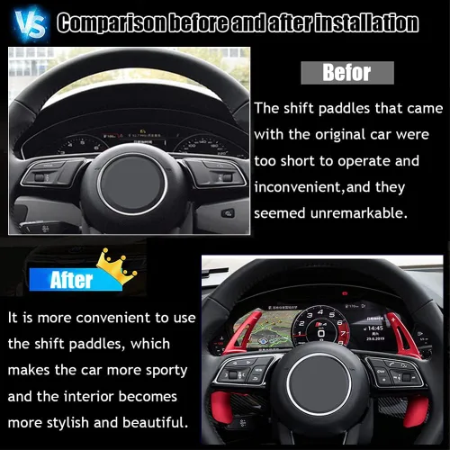 Miniatura 3 de Accesorios interiores personalizados para Audi A3 A4 A5 A8 Q3 Q5 Q7 (2015 2016 2017 2018 2019 2020 2021) Q8 TT TTS S3 S4 S5 aluminio 2 piezas por