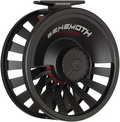 Redington Behemoth Carrete de Pesca con Mosca – Freno de Carbono Resistente, Tambor Grande, Marco Fundido a Presión y Tambor en V Profundo – Carrete