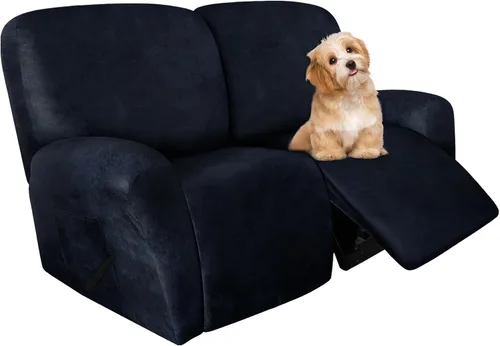 Miniatura 61 de molasofa Fundas de cuero para sillas reclinables, fundas para sillas reclinables grandes para silla reclinable, 4 piezas, fundas lavables que se