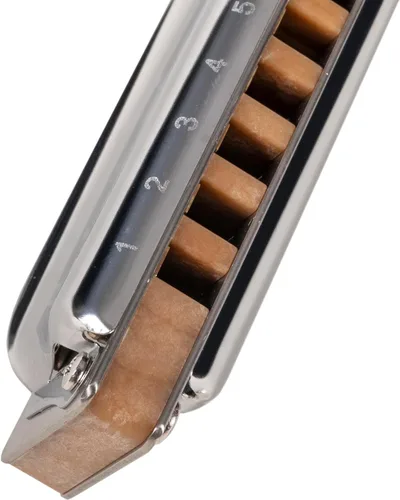 Miniatura 9 de SUZUKI Armónica, Plata M20 Manji 10-Hole C