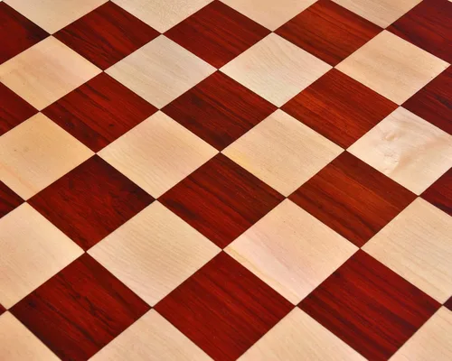 Miniatura 6 de Luxury Solid Wooden Chess Board – Blood Red Bud Rosewood (Padauk), 23" 60 mm Squares Handmade Premium Board