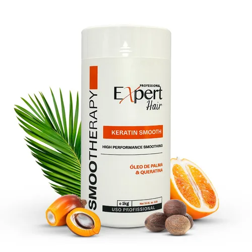 Expert Hair Queratina suave volumen y frizz reductor capilar tratamiento de reconstrucción y suavizado (1 kg/35.3 oz)