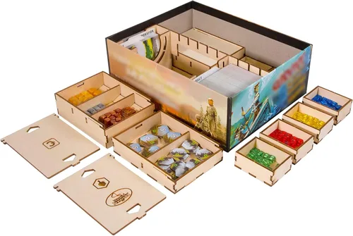 Miniatura 4 de The Broken Token Mejora de caja (carcasa de caja + bandejas de azulejos) compatible con Terraforming Mars