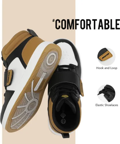 Miniatura 3 de DREAM PAIRS Tenis de baloncesto para niños y niñas