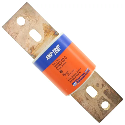 Miniatura 2 de Mersen A4BQ Amp-Trap 2000 Fusible de retardo de tiempo/clase L, 600 VAC/500 VCC, 200 kA AC/100 kA DC, 2000 amperios, 3-1/2 pulgadas de diámetro x