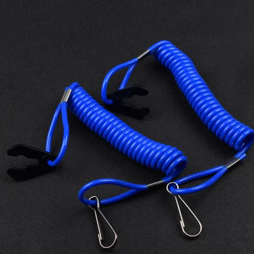 Miniatura 6 de 2 unids fuera de borda de encendido del motor de emergencia PWC Jet Ski WaveRunner Key Lanyard Stop Kill Switch Seguridad para Yamaha
