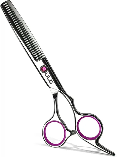 Miniatura 17 de ULG Tijeras profesionales de adelgazamiento con peine – 6.5 pulgadas de acero inoxidable japonés texturizante y tijeras de corte de pelo para salón