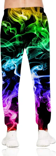 Miniatura 2 de Belovecol - Pantalones de deporte para hombre y mujer, estilo casual, 3D