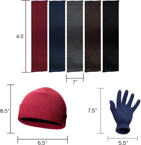 Miniatura 6 de Moda West Kit de invierno a granel, guantes al por mayor, bufandas, accesorios cálidos