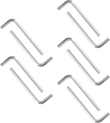 Miniatura 12 de Bivethoi Juego de llaves hexagonales métricas Allen en forma de L de 2 piezas de 0.472 in