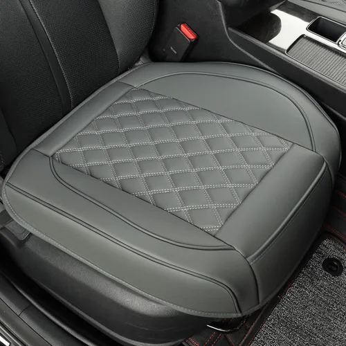 Miniatura 15 de 1 Paquete de Fundas de Asiento Delantero de Automóvil de Cuero, Fundas de Asiento Inferior para Automóviles, Funda de Cojín de Asiento de Conductor
