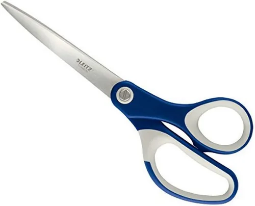 Miniatura 9 de Leitz Tijeras de titanio, para diestros o zurdos (ambidiestros), 8.071 in, papelería de oficina, mango ergonómico, color negro
