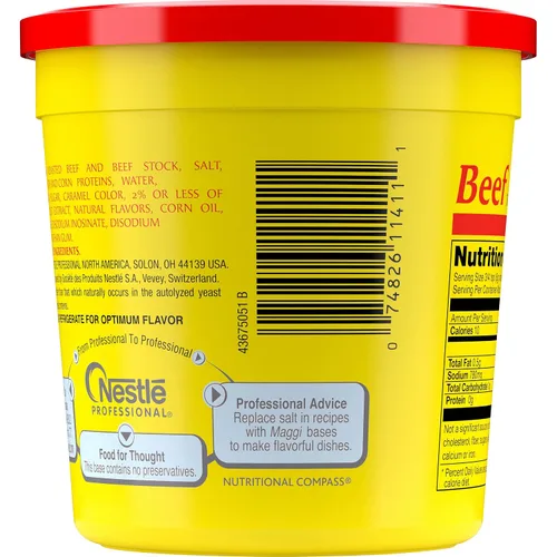 Miniatura 5 de Maggi Base de carne, caldo y caldo, sin gluten, sin MSG añadido, tina a granel de 1 libra (paquete de 6)