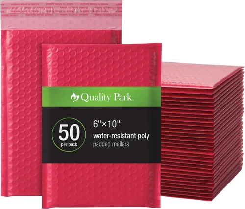 Miniatura 26 de Quality Park Sobres de burbujas, 6 x 9 pulgadas, sobres de polietileno blancos, sobres acolchados, sobres de envío, resistentes al agua
