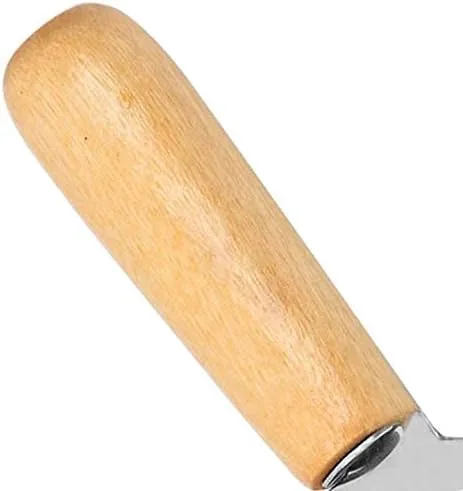 Miniatura 3 de Juego de 6 mini esparcidores de mantequilla de acero inoxidable con mango de madera de 4 pulgadas
