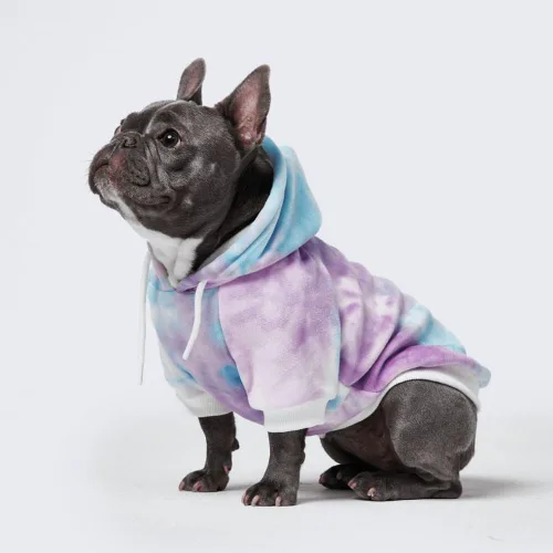 Miniatura 74 de Spark Paws Sudadera con capucha para perro, suéter de primera calidad para perros pequeños, medianos y grandes Trajes cálidos para bulldogs