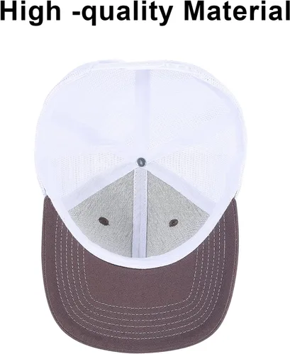 Miniatura 4 de kozinu Unisex Trucker Hats Blank Mesh Snapback Hats Sport Plain Baseball Caps Adjustable Fitted Hat