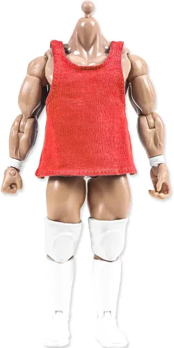 Miniatura 2 de Juego de 5 camisetas musculares para figuras de acción de lucha libre, Blanco