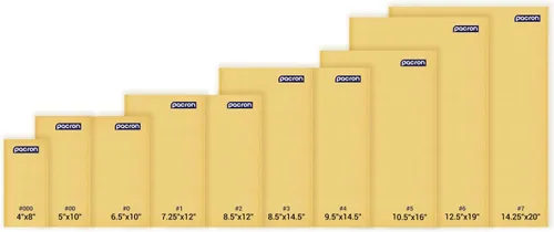 Miniatura 2 de Paquete de 100 sobres de burbujas de papel de estraza acolchados de 8.5 x 12 pulgadas, sobres de correo amarillos para documentos y paquetes