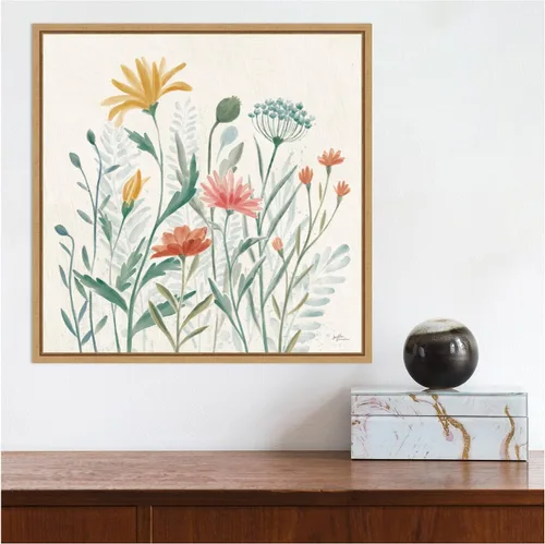 Miniatura 6 de Amanti Art Lienzo enmarcado para pared, 16 x 16 pulgadas, vibraciones de flores silvestres III por Janelle Penner, lienzo enmarcado para pared
