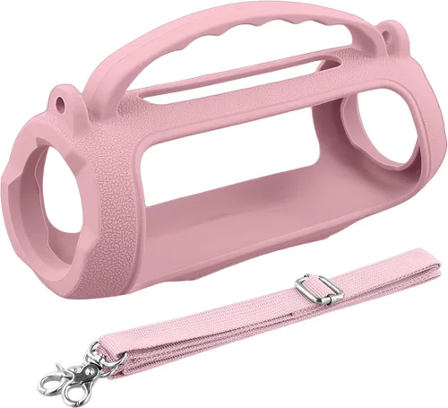 Miniatura 2 de Funda de silicona compatible con JBL Charge 5 Altavoz Bluetooth portátil impermeable (Cubierta de silicona rosa)