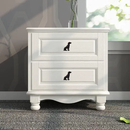 Miniatura 4 de Perillas de gabinete, pomos de cajón de metal, bonitos tiradores decorativos de metal para cocina, armario, mesita de noche, armario, puerta