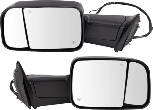 Miniatura 92 de Trail Ridge Juego de espejos de remolque de 2 piezas para el lado del conductor y del pasajero compatible con Ford F-150 FO1320479 FO1321479