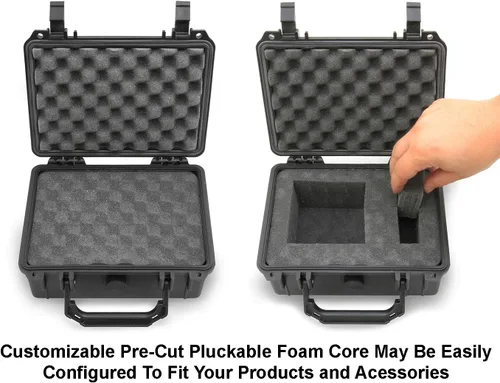 Miniatura 5 de Cloudten 9 inch Airtight Case with Impact Absorbing Customizable Foam, Includes Case Only