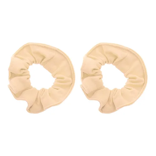Miniatura 27 de Set of 2 Large Solid Scrunchies (Beige)