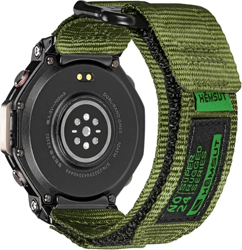 Miniatura 18 de SMITHA Correas de reloj compatibles con Amazfit T-Rex, T-Rex PRO, T-Rex 2, T-Rex 3 o T-Rex 3 PRO (1.890 in)/(1.732 in), T-Rex Ultra 1/2, correa Gris