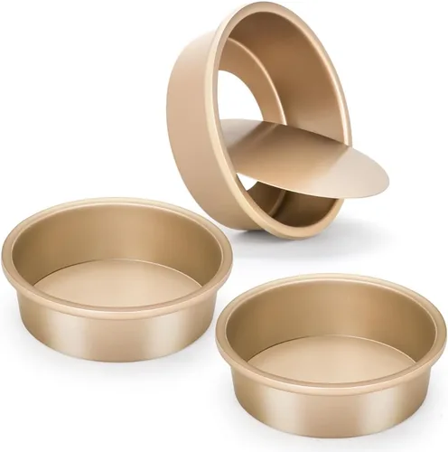 Miniatura 10 de Juego de 6 moldes antiadherentes para quiche en forma de corazón de 4 pulgadas con parte inferior extraíble para tartas, utensilios de quiche