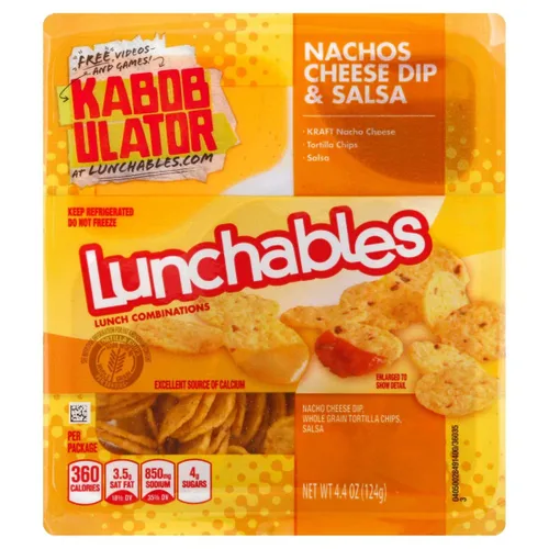 Miniatura 4 de Oscar Mayer - Paquete de fiesta para el almuerzo, 6 lonchables de jamón y queso cheddar, 6 galletas de pavo y queso americano, 6 salsa de queso