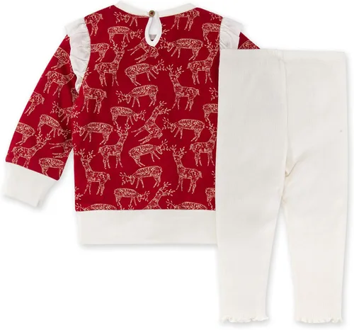 Miniatura 38 de Burt's Bees Baby Conjunto de camiseta y pantalón para bebé, túnica y leggings, 100% algodón orgánico