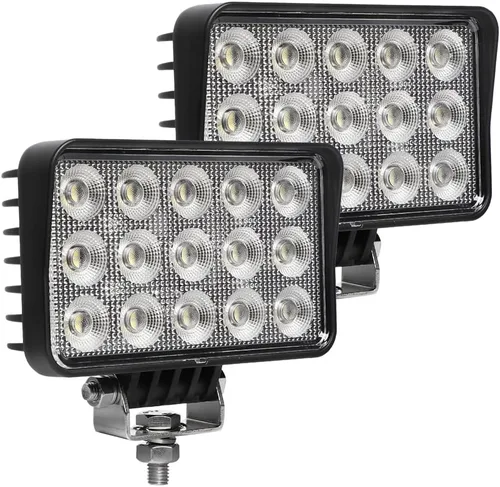 Miniatura 8 de 64 W Luzes de trabajo LED para tractor, 5600 Lms Luzes de trabajo LED para camión Luz de inundación para tractor de granja, camión de ingeniería