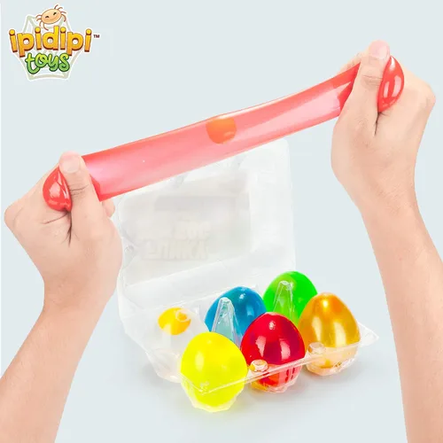 Miniatura 9 de IPIDIPI TOYS Huevos Coloridos Explosión, Paquete de 6 Juguetes Blanditos – Divertido Juguete para Aliviar el Estrés, Recuerdos de Fiesta