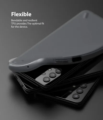 Miniatura 3 de Ringke Onyx - Funda compatible con Samsung A32 5G, bordes elevados antihuellas, agarre de poliuretano termoplástico, resistente y duradero, a prueba