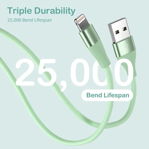 Miniatura 5 de Cargador de iPhone [certificado Apple MFi] Paquete de 3 cables Lightning de 10 pies de carga rápida para iPhone compatible con iPhone 13, 12, 11 Pro