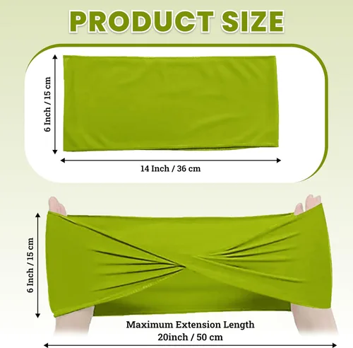 Miniatura 2 de MDS® Paquete de 10 bandas elásticas de elastano para silla sin hebilla deslizante, lazo elástico reutilizable para silla para boda, recepción