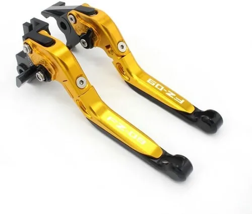 Miniatura 6 de TEMKIN W para Yamaha FZ09 FZ 09 FZ-09 2014 2015 2016 2017 motocicleta CNC ajustable plegable extensible freno embrague palancas Y (Color : H)