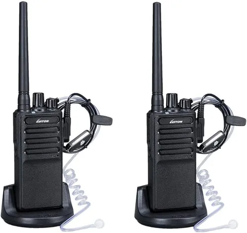 Walkie Talkies Voice Scrambler con auricular para adultos al aire libre CS senderismo, caza, viajes, radios de 2 vías de larga distancia por LUITON