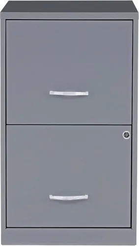 Miniatura 4 de NuSparc - Archivador de 2 cajones con cerradura Construcción de acero premontada Diseño que ahorra espacio, perfecto para el hogar y oficina