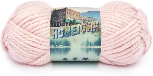 Miniatura 33 de Lion Brand Yarn Hometown - Ovillo de lana súper voluminoso para tejer, ganchillo y manualidades, 1 unidad, Phoenix Azalea
