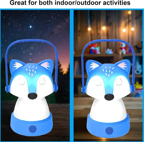 Miniatura 4 de Esenciales de Campamento para Niños – Juego de Linterna LED para Niños y Lámpara Frontal Recargable para Niños Juguetes de Luz Nocturna/Linterna