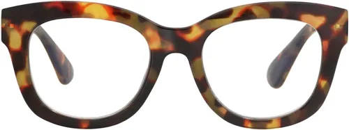 Miniatura 9 de AMOMOMA Anteojos de lectura retro de gran tamaño para mujer, bloqueo de luz azul, lectores de computadora, bisagra de resorte AM6003 C7 azul+c8