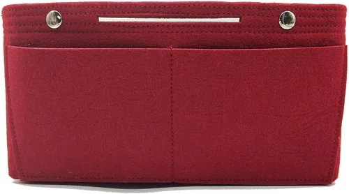 Miniatura 3 de LEXSION Organizador de bolso de fieltro, organizador de bolsa de bolsillo múltiple en bolsa organizadora Shaper