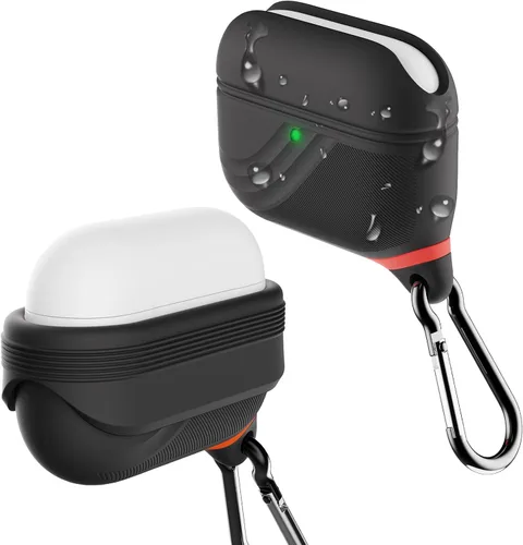 Miniatura 11 de HALLEAST Funda impermeable para AirPods Pro 3, LED frontal visible y compatible con carga inalámbrica, funda protectora de silicona compatible