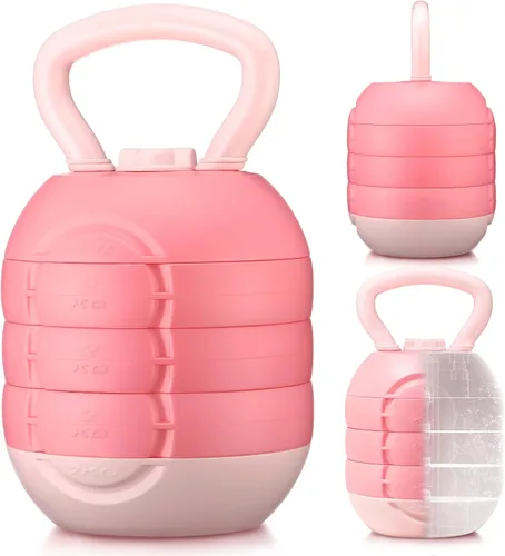 Miniatura 7 de Adjustable Water Filled Kettlebell 5/8/13/17/22 lb Water Filled Kettlebells Weights Set for Home Gym, Kettle Bell Sets for Women at Home and