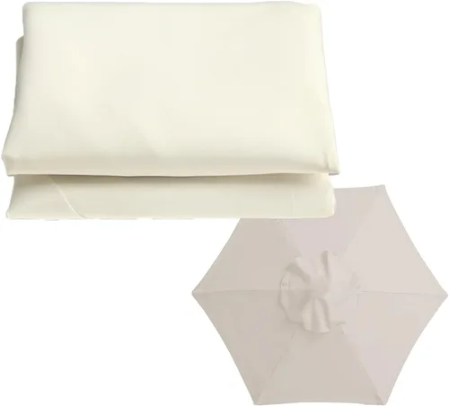 Miniatura 13 de Toldo de repuesto para sombrilla de patio para 6 varillas / 8 varillas de 6.5 pies/9 pies/10 pies, fundas de repuesto para sombrilla de mesa
