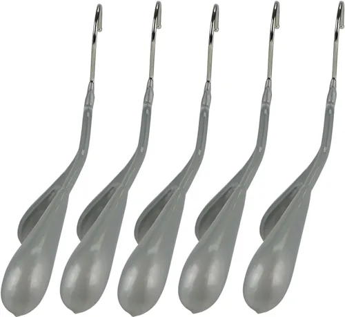 Miniatura 2 de Mawa by Reston Lloyd BodyForm Series - Percha antideslizante que ahorra espacio para chaquetas, trajes y abrigos, 16-1/2 pulgadas, estilo 42/L, Plata