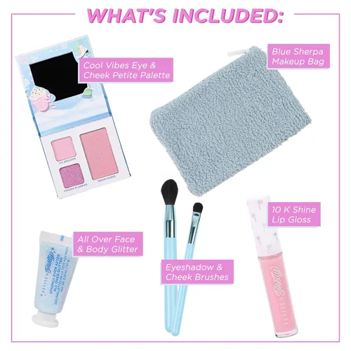 Miniatura 2 de Petite 'n Pretty Sparkle Storm - Set de Regalo de Maquillaje para Niños, Preadolescentes y Adolescentes - Paleta Cool Vibes para Ojos y Mejillas